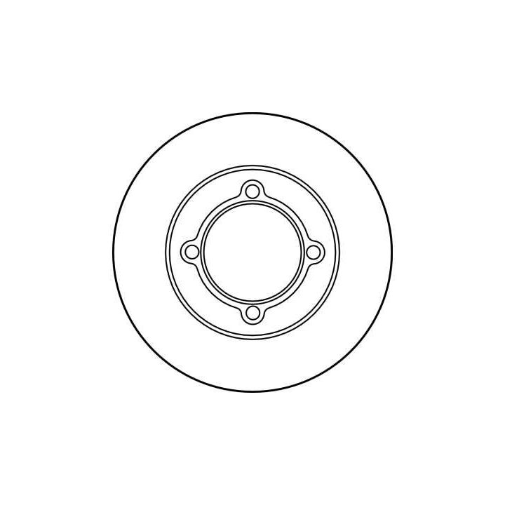 Stabdžių diskas TRW DF2662