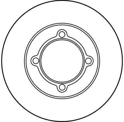 Stabdžių diskas TRW DF2662