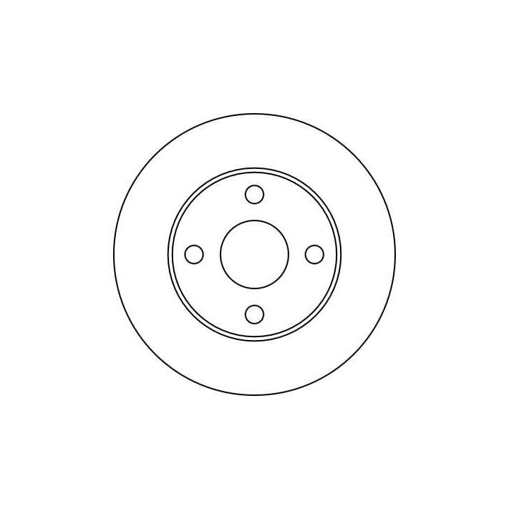 Stabdžių diskas TRW DF2668