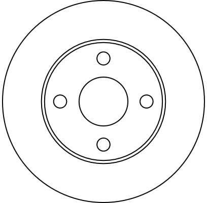 Stabdžių diskas TRW DF2668