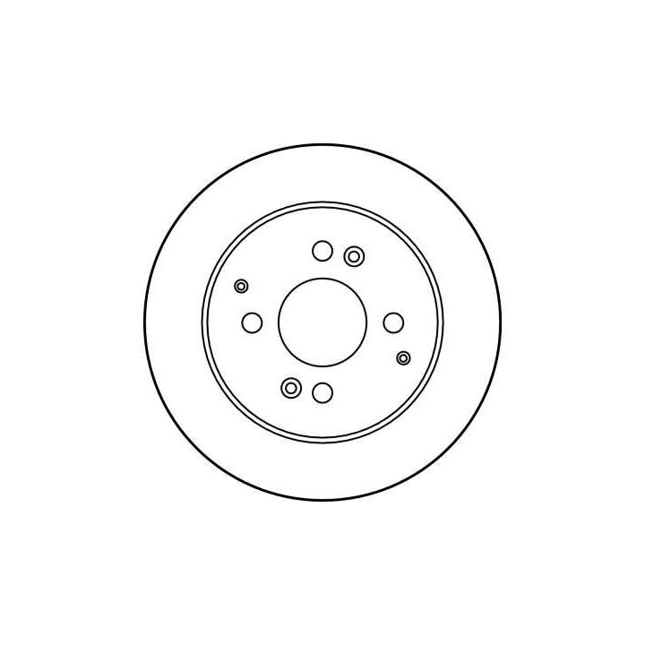 Stabdžių diskas TRW DF2669