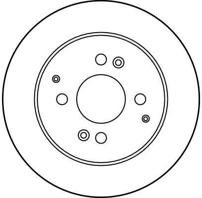Stabdžių diskas TRW DF2669