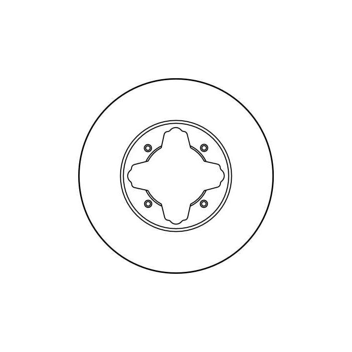 Stabdžių diskas TRW DF2679