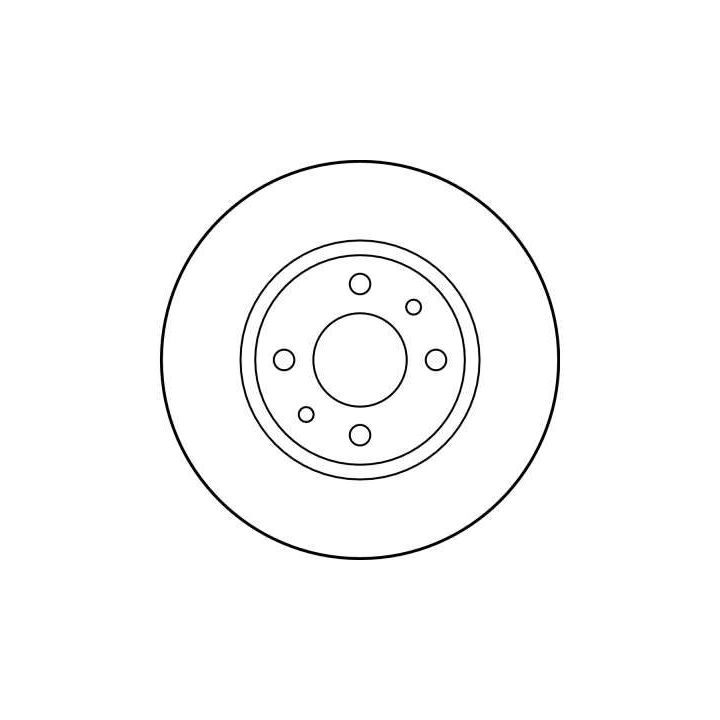 Stabdžių diskas TRW DF2686