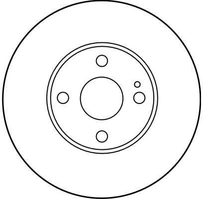 Stabdžių diskas TRW DF2702