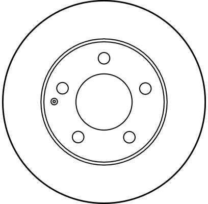 Stabdžių diskas TRW DF2704