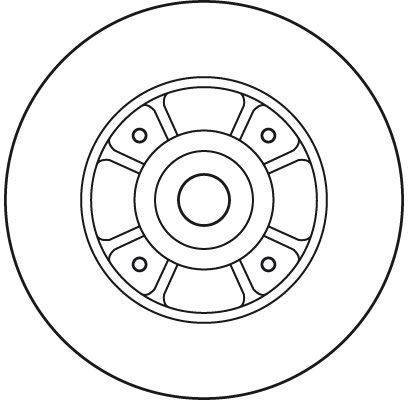 Stabdžių diskas TRW DF2706BS