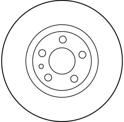Stabdžių diskas TRW DF2716