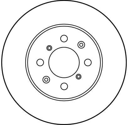 Stabdžių diskas TRW DF2717