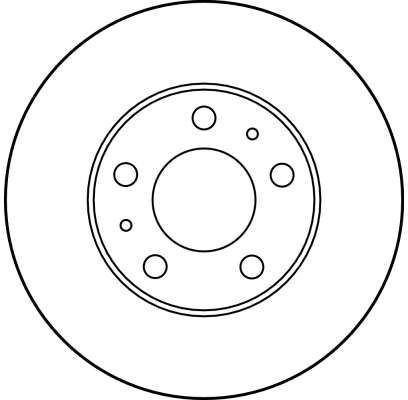 Stabdžių diskas TRW DF2722