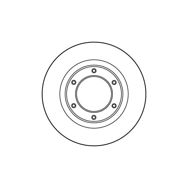 Stabdžių diskas TRW DF2723