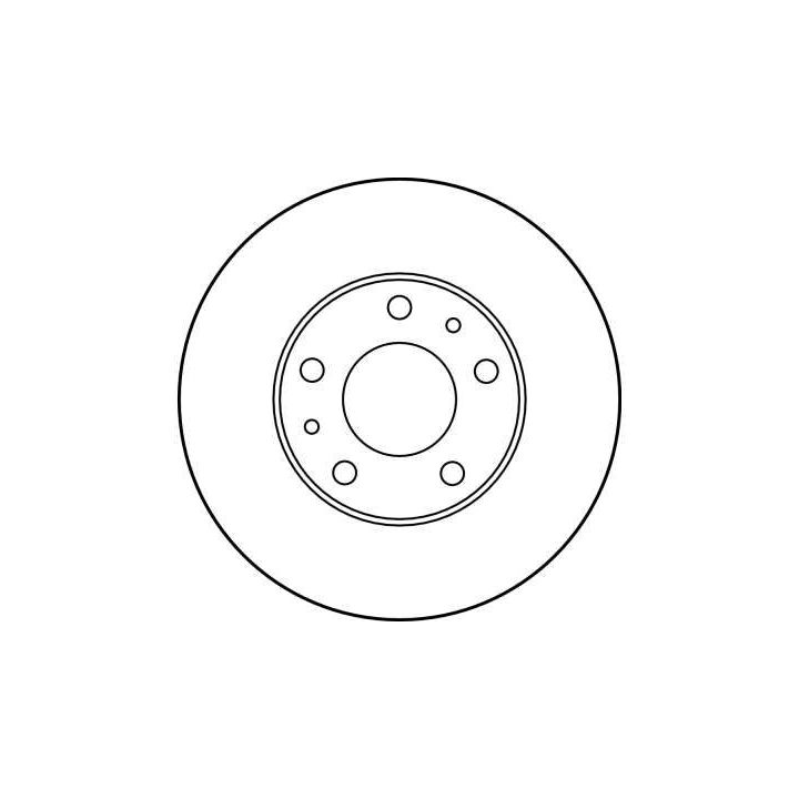 Stabdžių diskas TRW DF2728