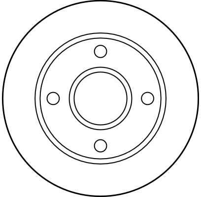 Stabdžių diskas TRW DF2752