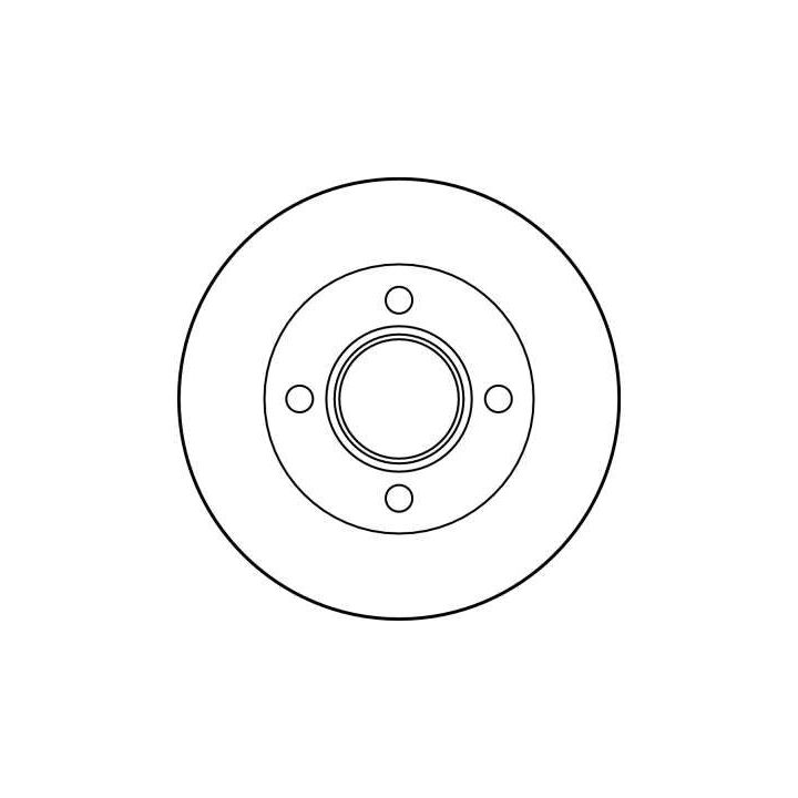 Stabdžių diskas TRW DF2753