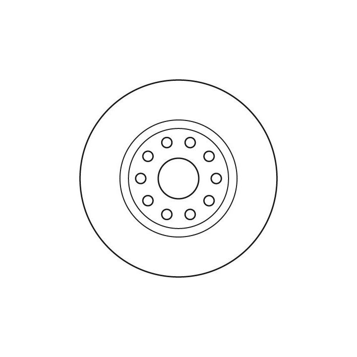Stabdžių diskas TRW DF2760