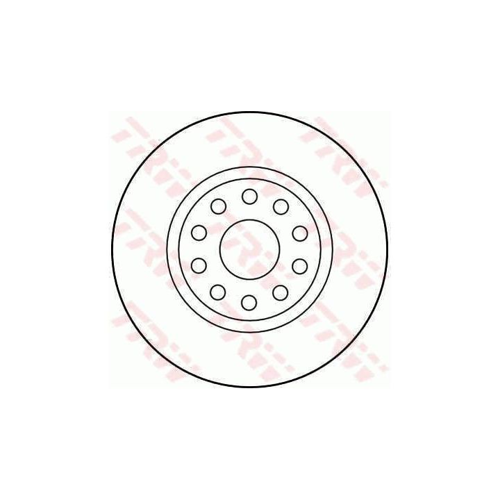 Stabdžių diskas TRW DF2761