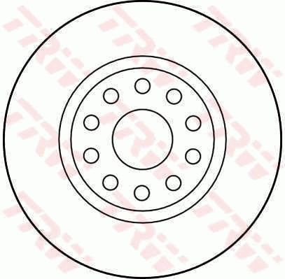 Stabdžių diskas TRW DF2761