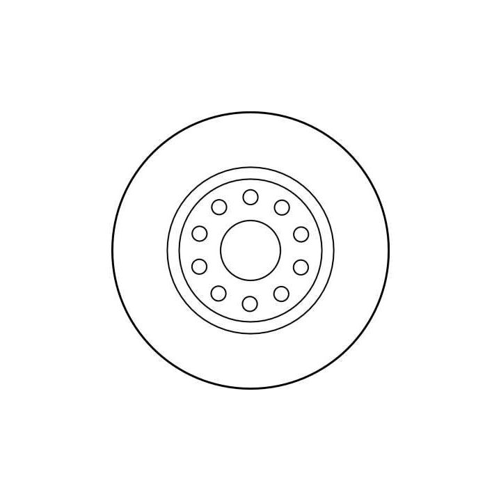 Stabdžių diskas TRW DF2761
