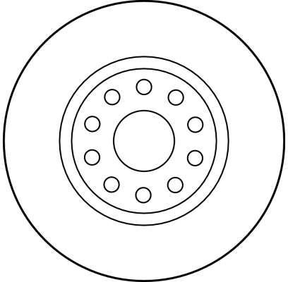 Stabdžių diskas TRW DF2761