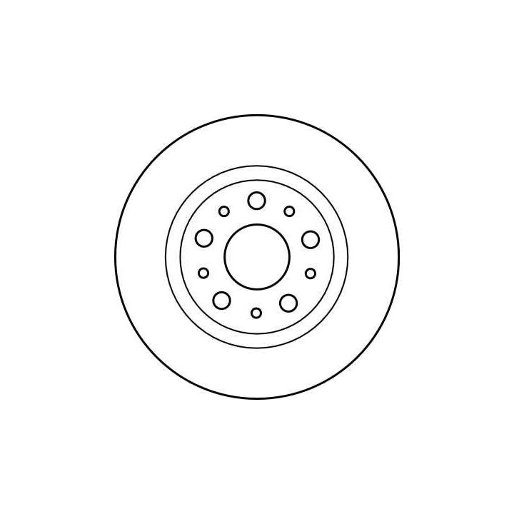 Stabdžių diskas TRW DF2762