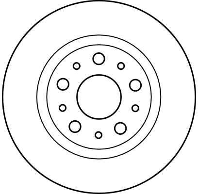 Stabdžių diskas TRW DF2762