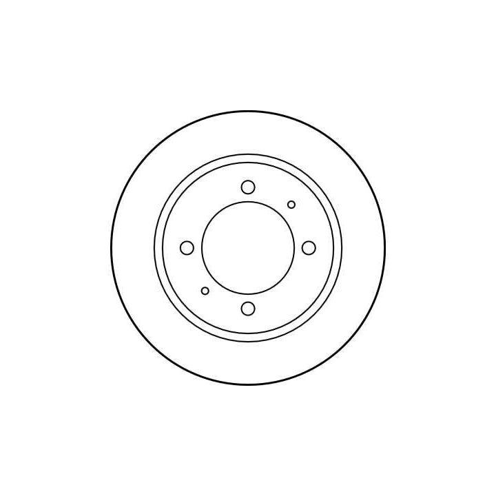 Stabdžių diskas TRW DF2784