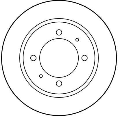 Stabdžių diskas TRW DF2784