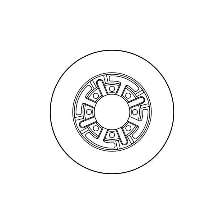 Stabdžių diskas TRW DF2787