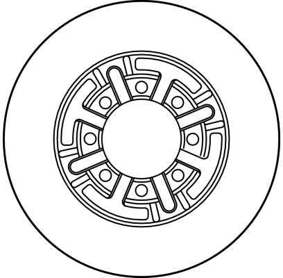 Stabdžių diskas TRW DF2787