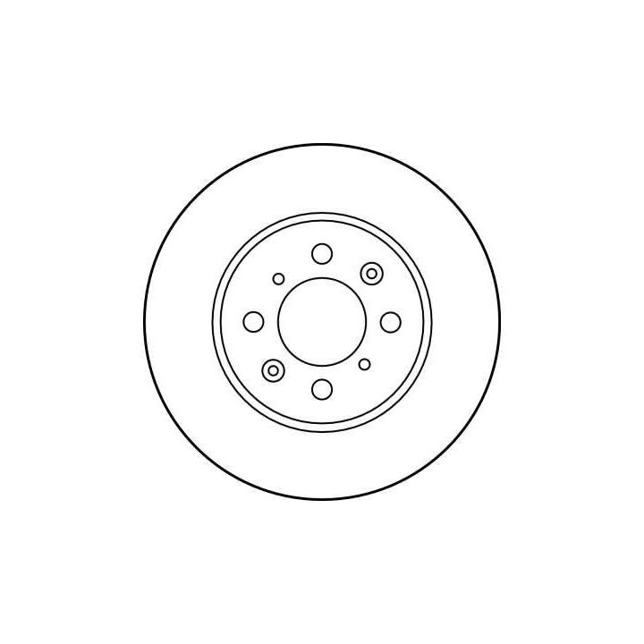 Stabdžių diskas TRW DF2792