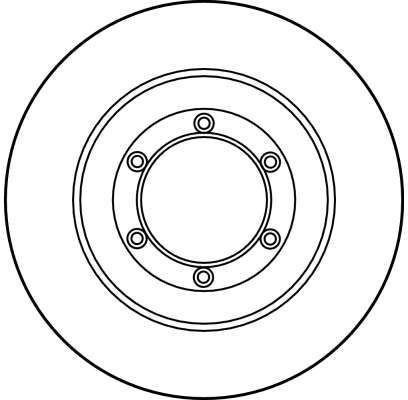Stabdžių diskas TRW DF2795