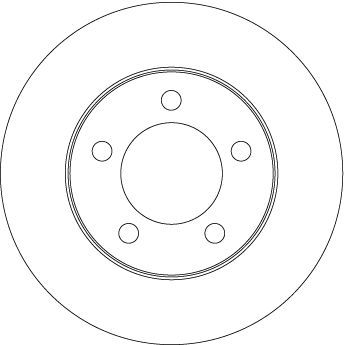 Stabdžių diskas TRW DF2816S