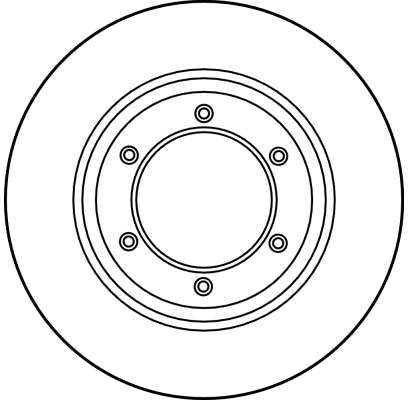 Stabdžių diskas TRW DF3047