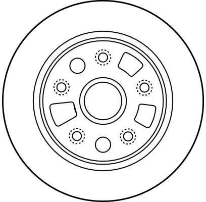Stabdžių diskas TRW DF3117