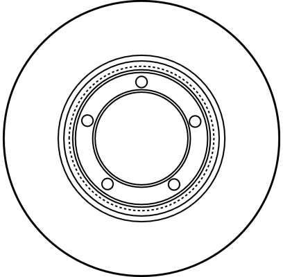 Stabdžių diskas TRW DF3119