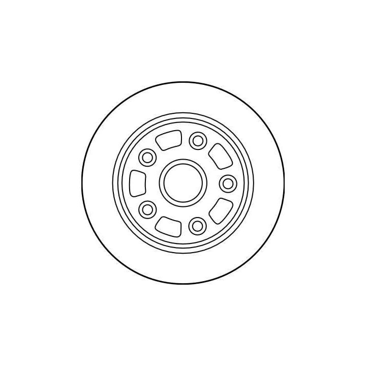 Stabdžių diskas TRW DF4003