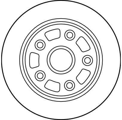 Stabdžių diskas TRW DF4003
