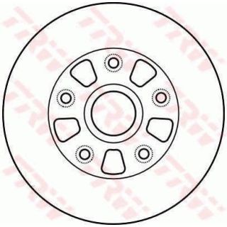 Stabdžių diskas TRW DF4010