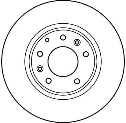Stabdžių diskas TRW DF4011