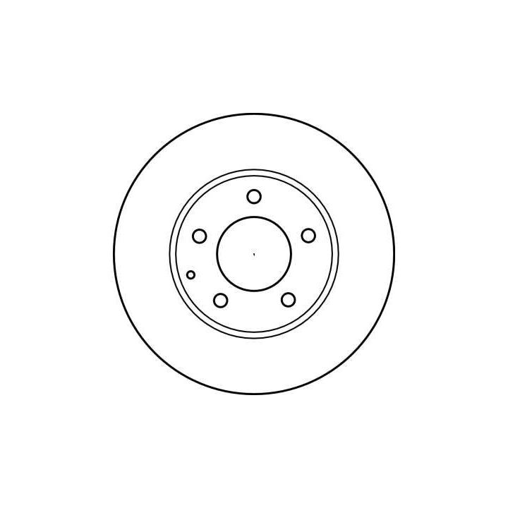 Stabdžių diskas TRW DF4012