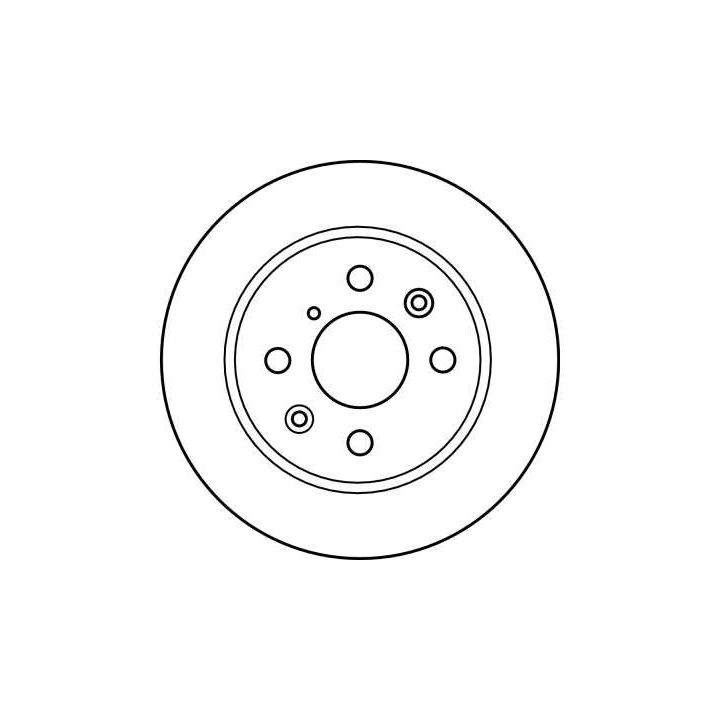 Stabdžių diskas TRW DF4020