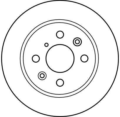 Stabdžių diskas TRW DF4020