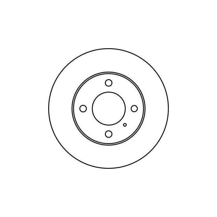 Stabdžių diskas TRW DF4021