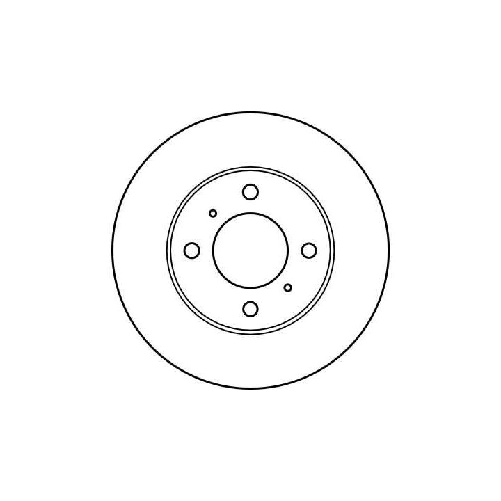 Stabdžių diskas TRW DF4022