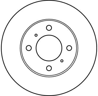 Stabdžių diskas TRW DF4022