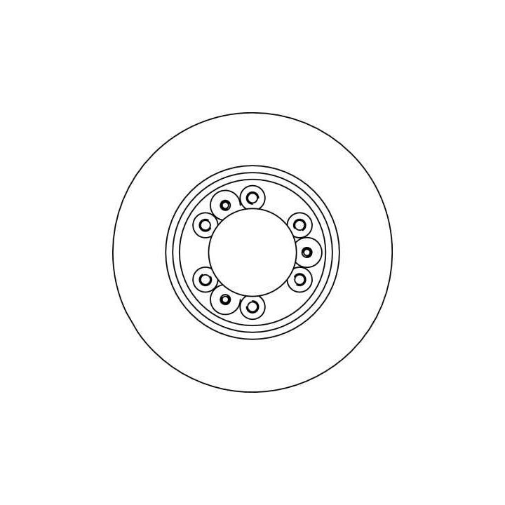Stabdžių diskas TRW DF4029