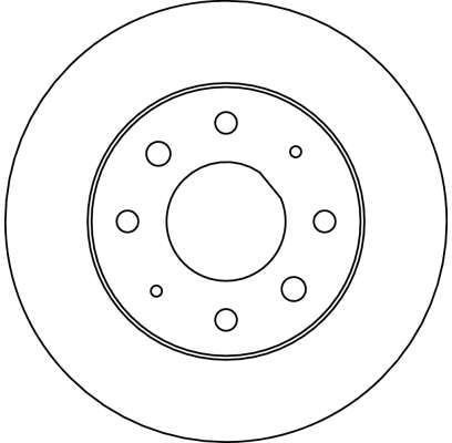 Stabdžių diskas TRW DF4032
