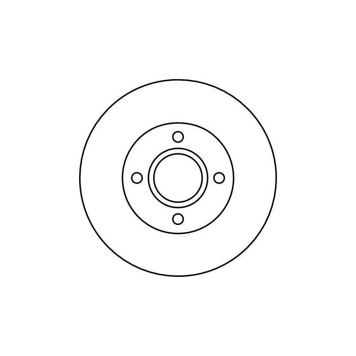 Stabdžių diskas TRW DF4036