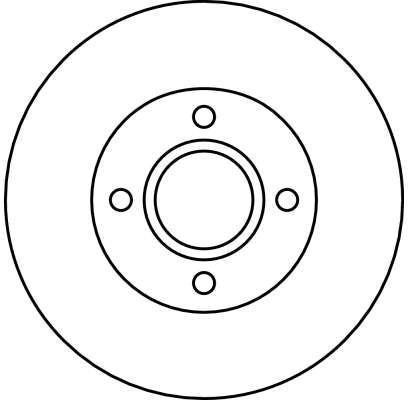 Stabdžių diskas TRW DF4036