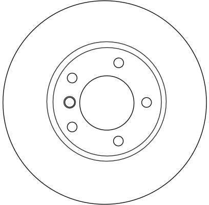 Stabdžių diskas TRW DF4055